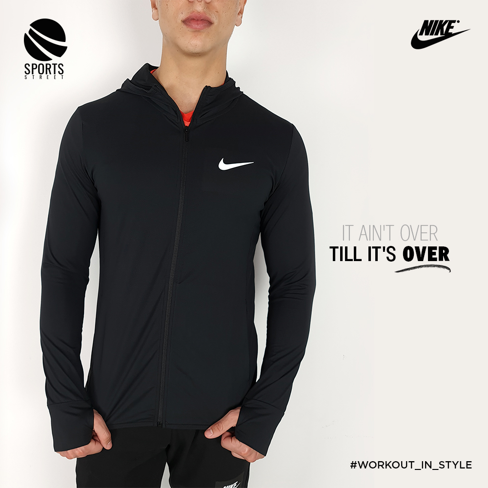 Nike AN 6013 Black Hooded Jacket